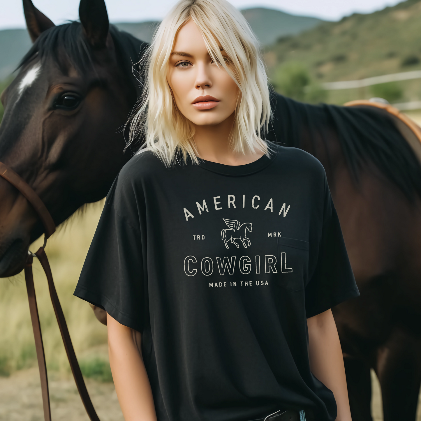 American Cowgirl Bella+Canvas Tee