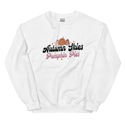 Autumn Skies and Pumpkin Pies Sweatshirt