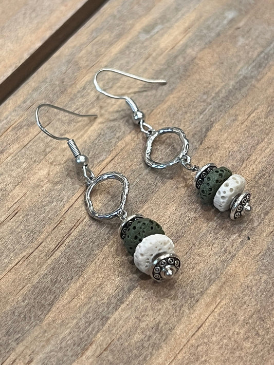 Lava Stone Dangles