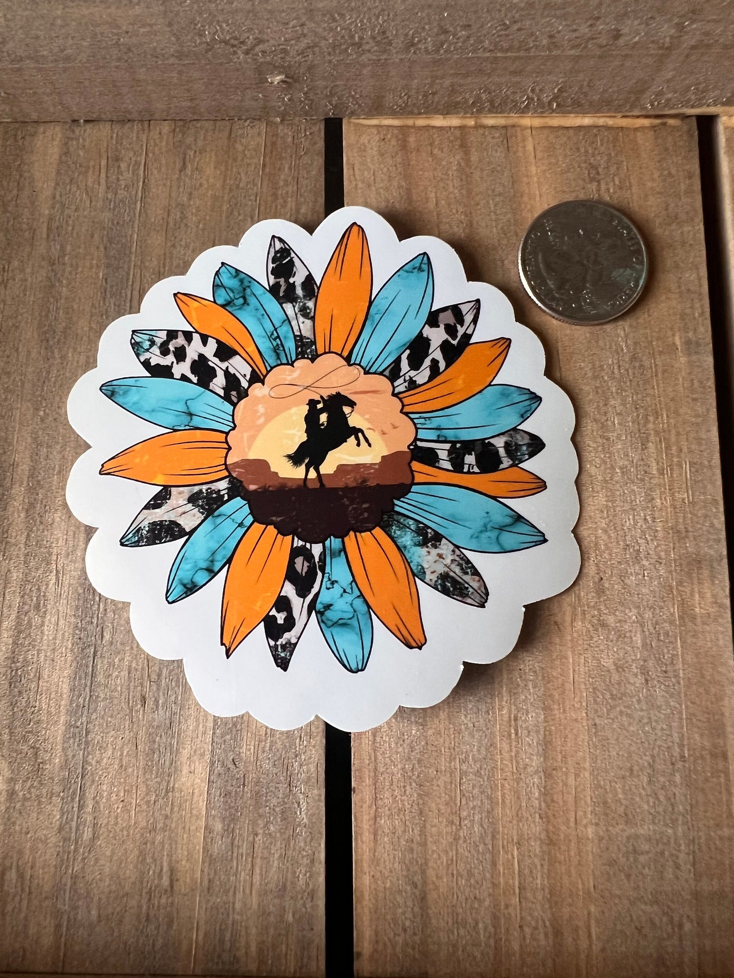 Western Sunflower Sticker