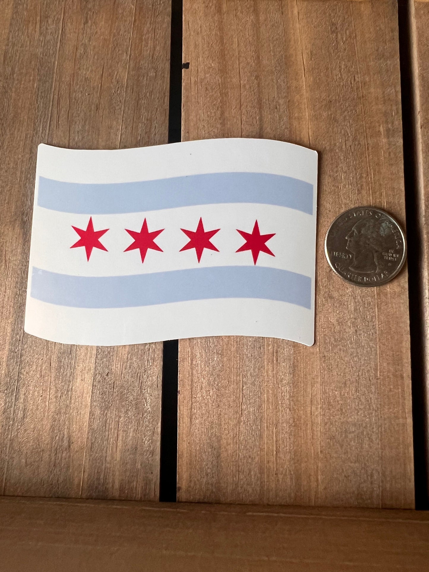 Chicago Flag Stickers