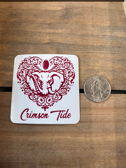 Bama Vinyl Stickers // Roll Tide