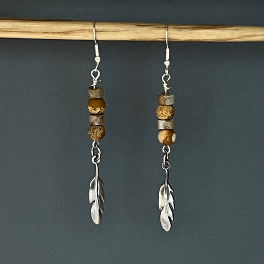 Boho Feather Earrings