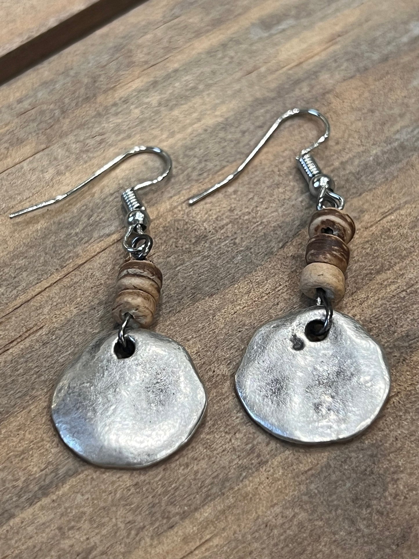 Simple Tribal Dangles //Handmade Unique Jewelry // Short & Lightweight