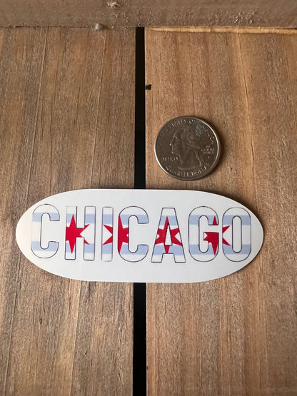 Chicago Flag Stickers