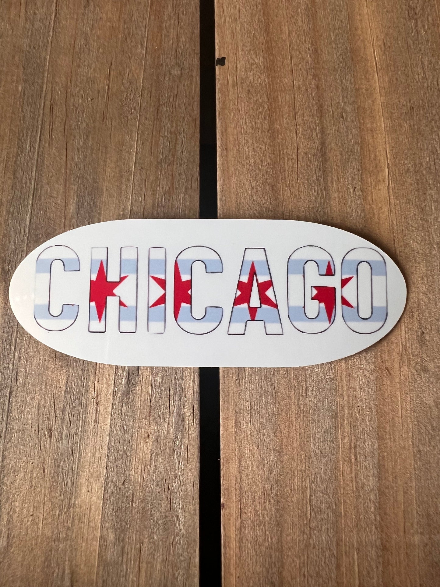 Chicago Flag Stickers