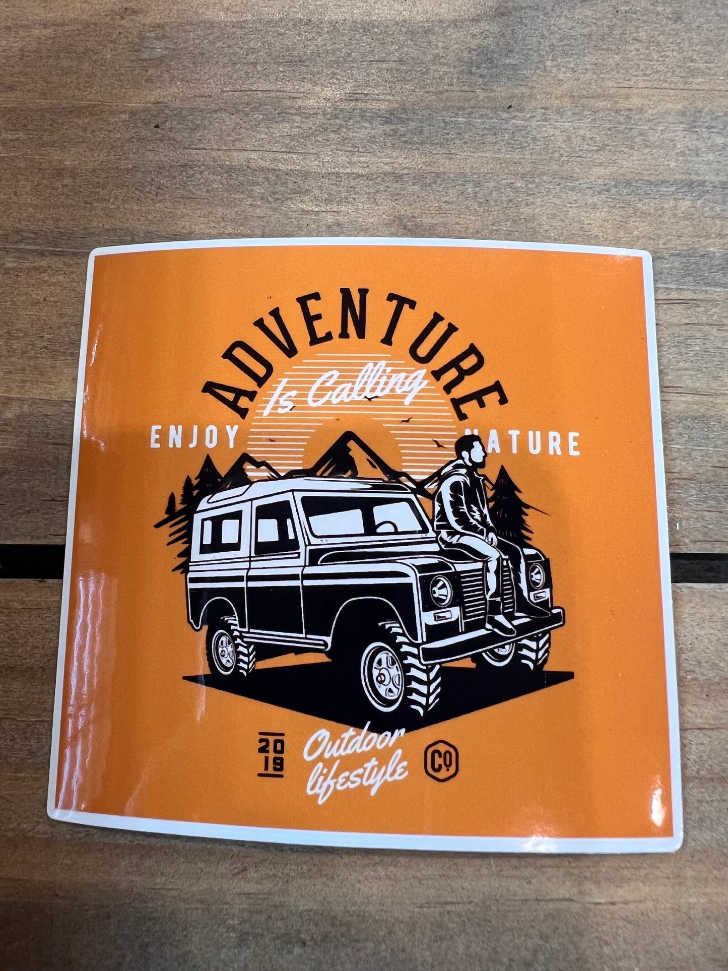 Adventure is Calling Vinyl Sticker