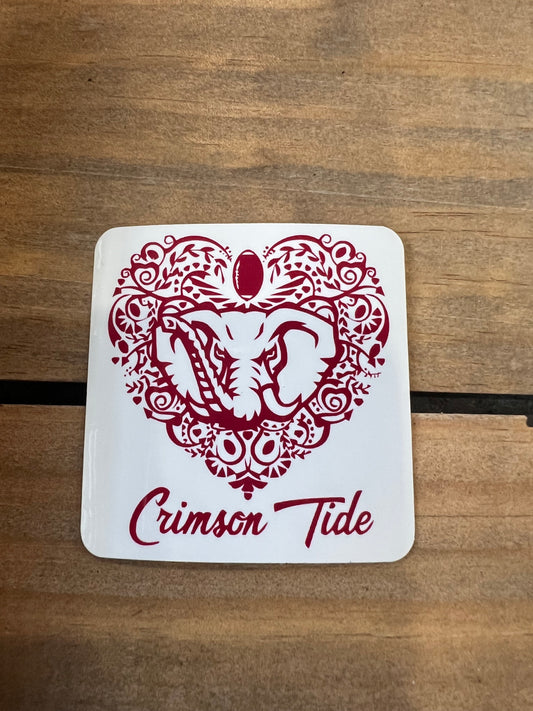 Bama Vinyl Stickers // Roll Tide