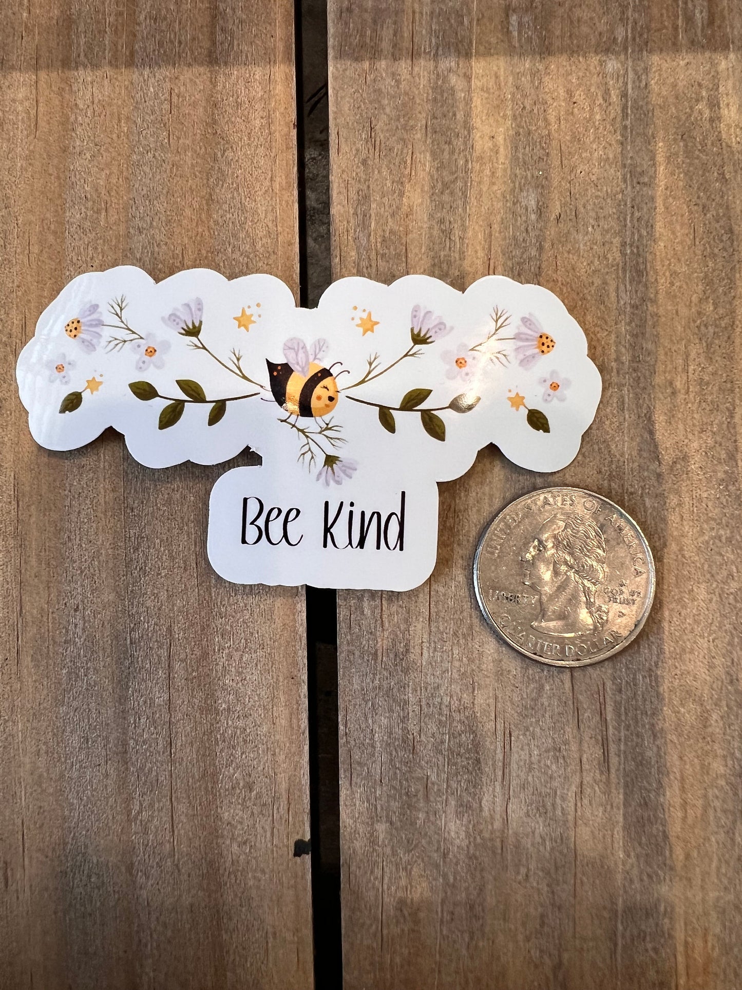 Bee Kind Vinyl Sticker