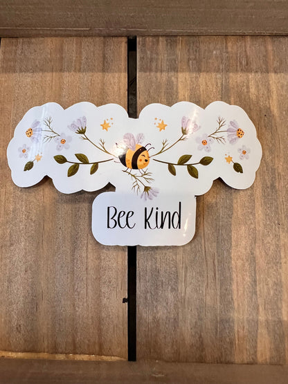 Bee Kind Vinyl Sticker