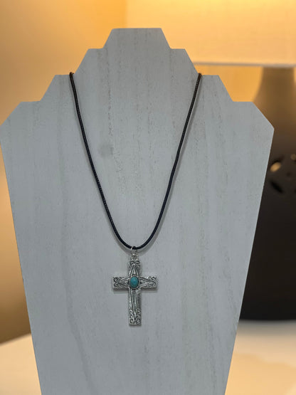 Charm Stacker Choker - Large Cross