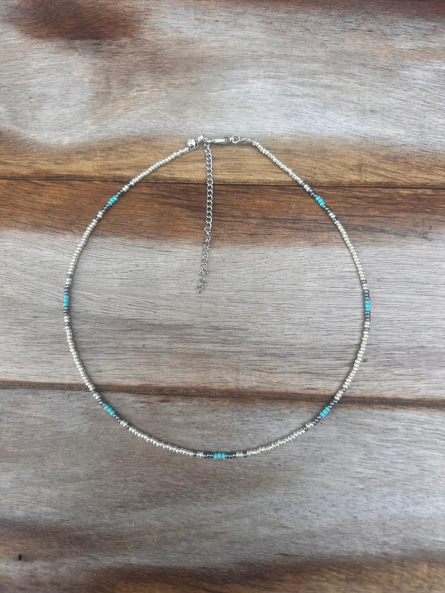 Dainty Western Beaded Choker - Way of the Triune God