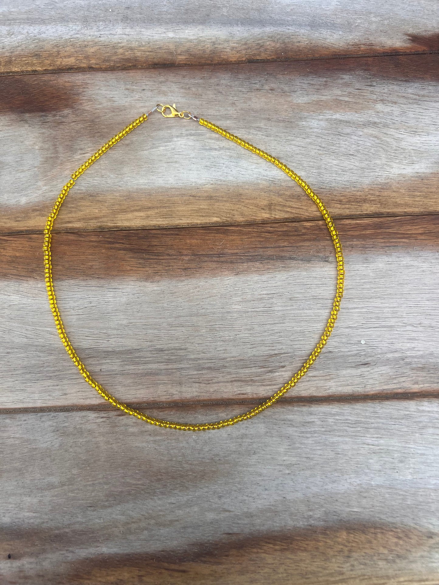 Western Beaded Choker - Gold